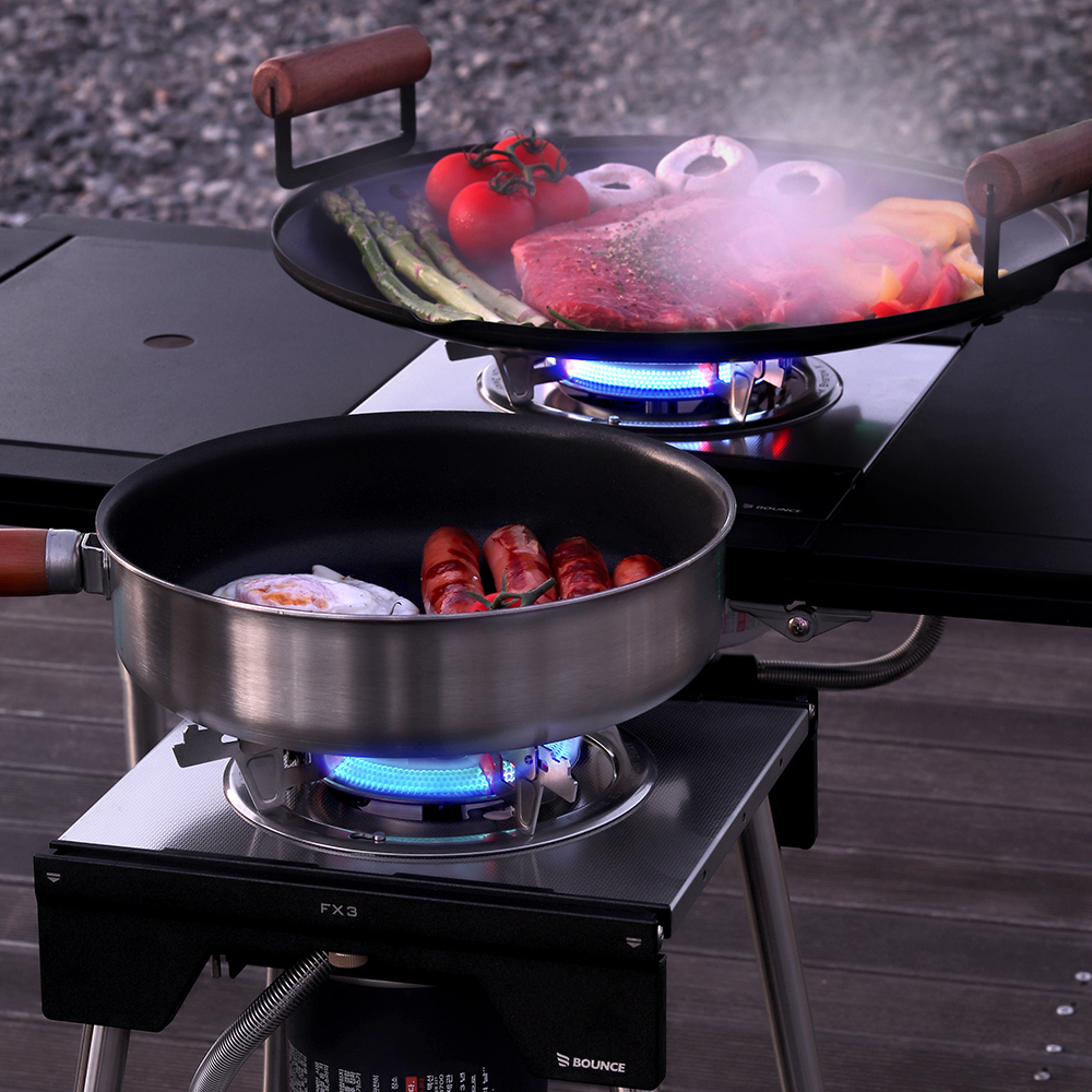 바운스 멀티 스토브 FX3 캠핑 IGT 플레이트 3way 강염버너