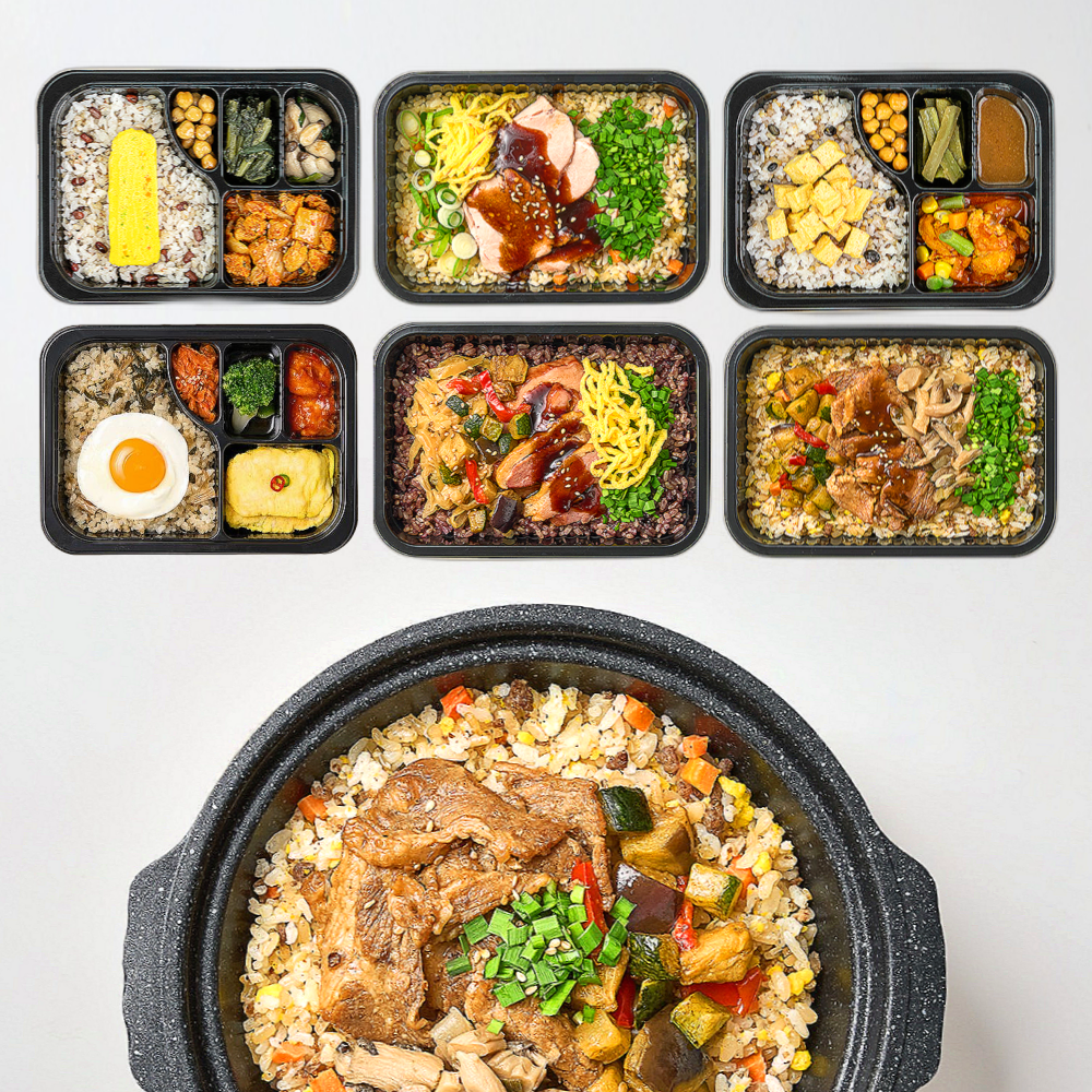 당뇨도시락 당뇨 환자 식단배달 6팩 점심구독 임당 반찬 건강식 양많은 아침식사 저녁 일주일