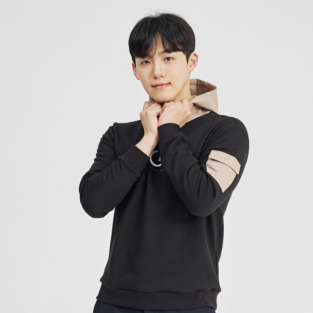 PGR골프 남여공용 겨울 기모 커플 후드 맨투맨 티셔츠 023 - 상세 이미지 3