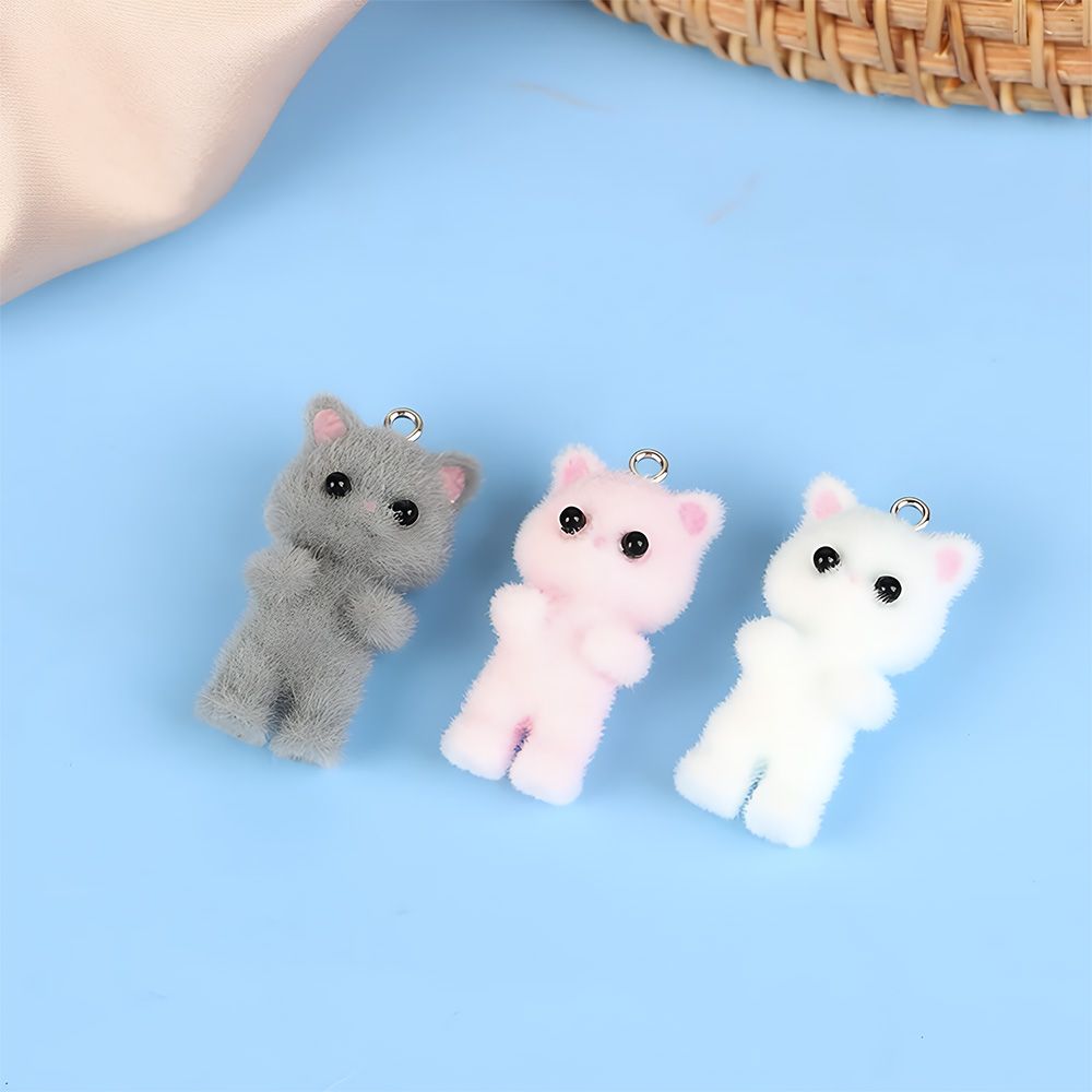후로킹 고양이 키링 핸드폰 스트랩 만들기 고리 냥이 키티 미니 캣 인형 열쇠고리 부자재 - 상세 이미지 5