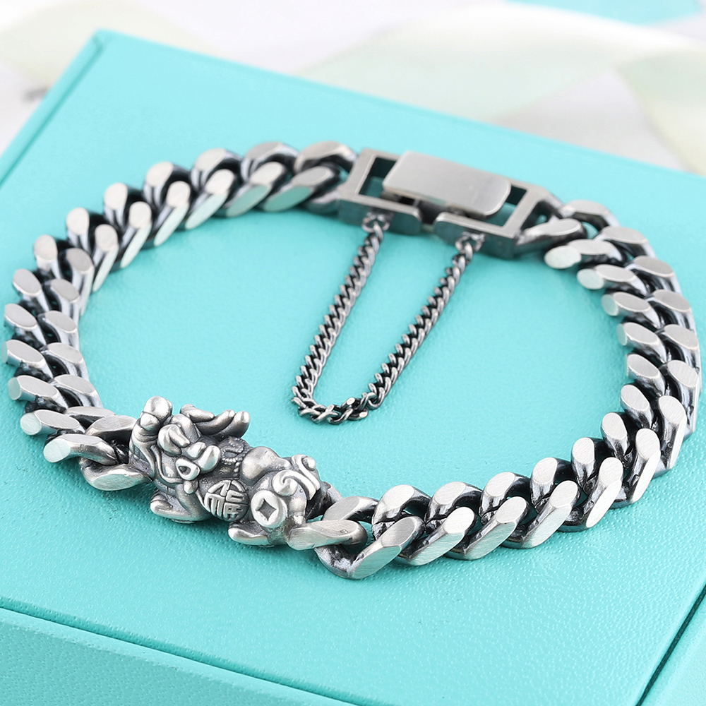 비휴은팔찌 비휴팔찌 남자팔찌 재물 불교bracelet - 상품 이미지