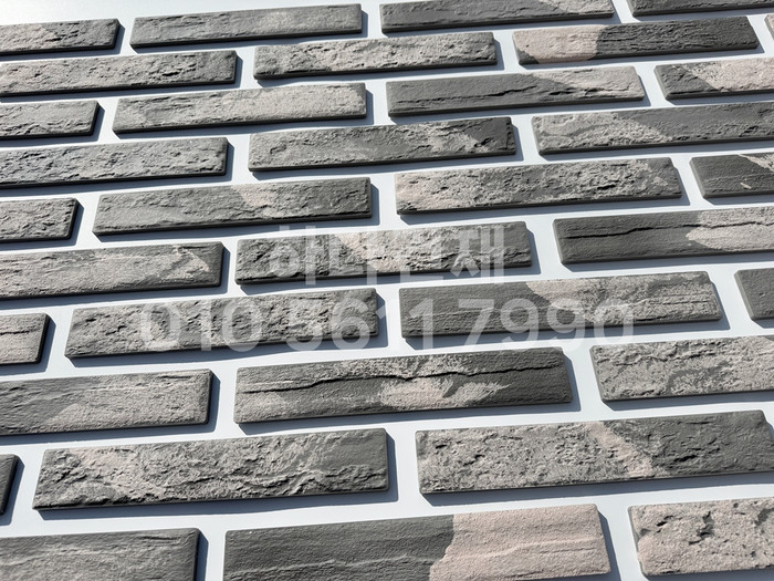 세라믹 고벽돌타일 300x50x9.2T 빈티지그레이 / 하다건재 세라믹타일