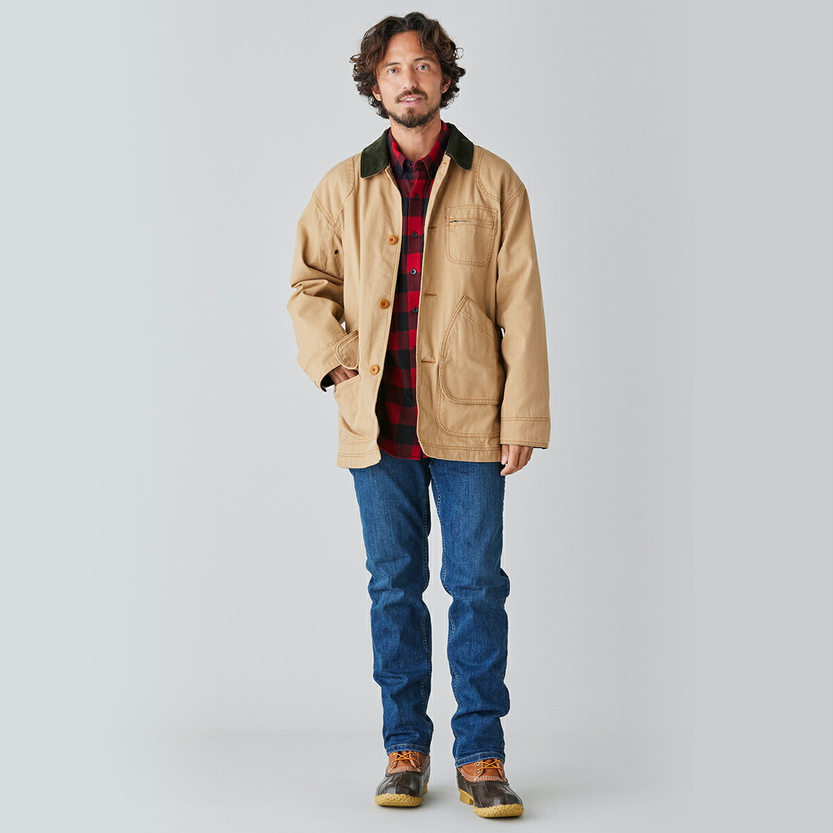 엘엘빈 LLBEAN 오리지널 필드 코트 코튼 라이너 헌팅 재킷 워크자켓 2컬러 - 상세 이미지 4