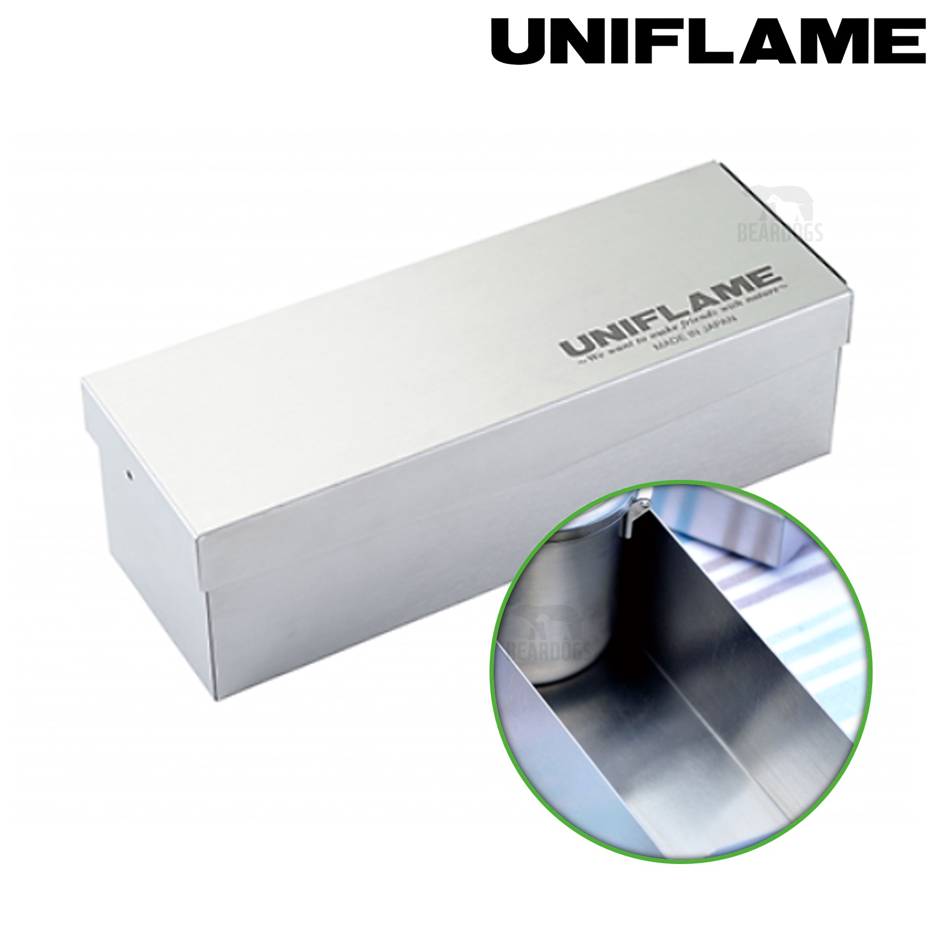 유니프레임 메탈 케이스 3 캠핑 양념통 조미료통 백패킹 소스통 캐니스터 전용