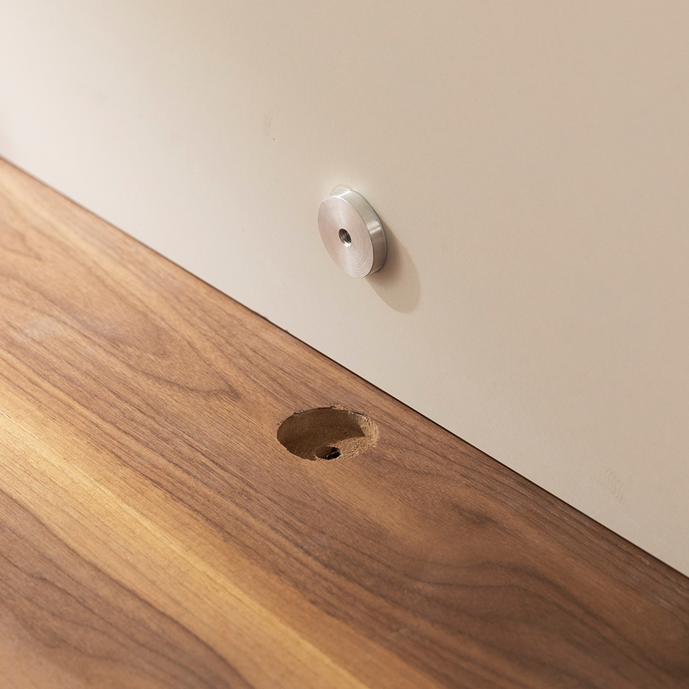 [4인 식탁] 미코하임 루카 원목 포세린 세라믹 식탁 테이블 1600mm, 월넛