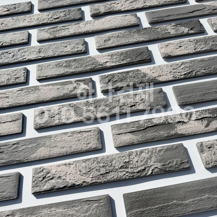 세라믹 고벽돌타일 300x50x9.2T 빈티지그레이 / 하다건재 세라믹타일