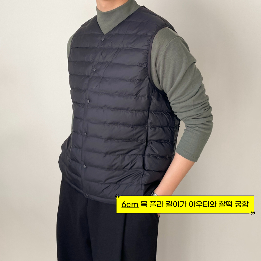 1+1 남자목폴라티 남성반목티 - 상세 이미지 5