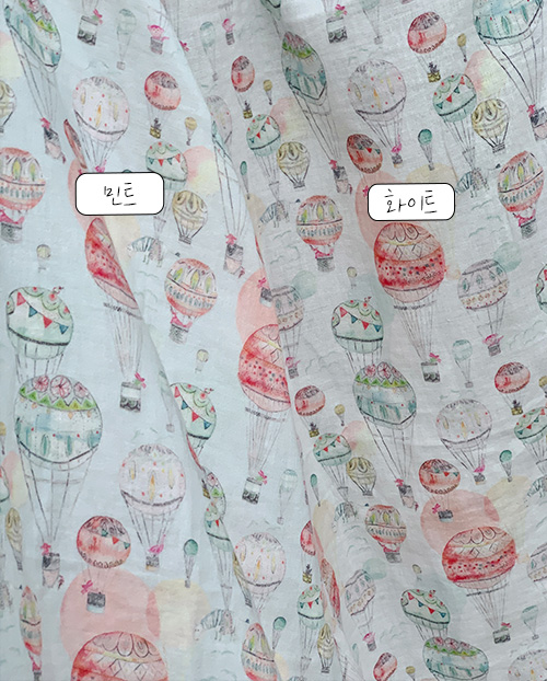 더블유패브릭 벌룬 워싱처리 이중거즈 면 천원단 커튼 홈웨어 의류 천가게 - 상세 이미지 2