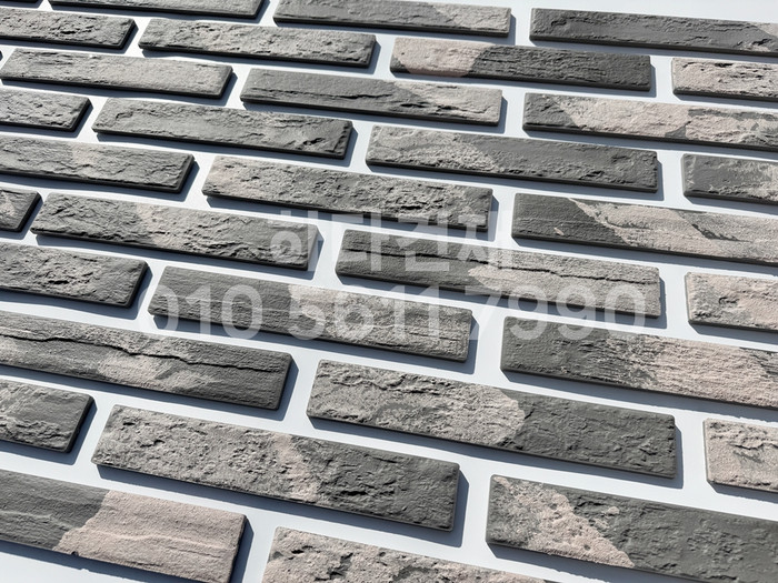 세라믹 고벽돌타일 300x50x9.2T 빈티지그레이 / 하다건재 세라믹타일