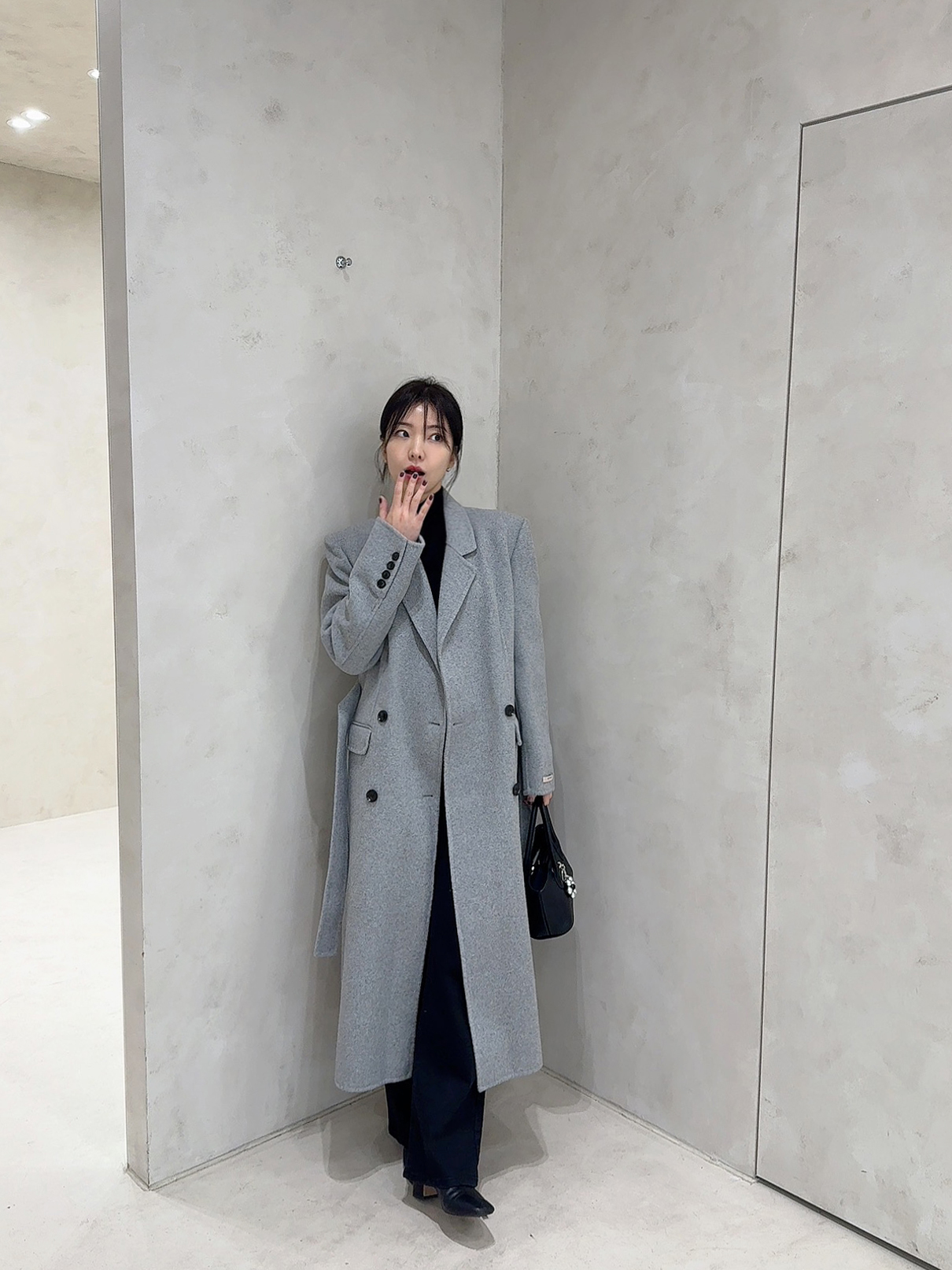 [무료배송] 모던 롱 더블버튼 핸드메이드 코트 / 2colors 상세 이미지 9