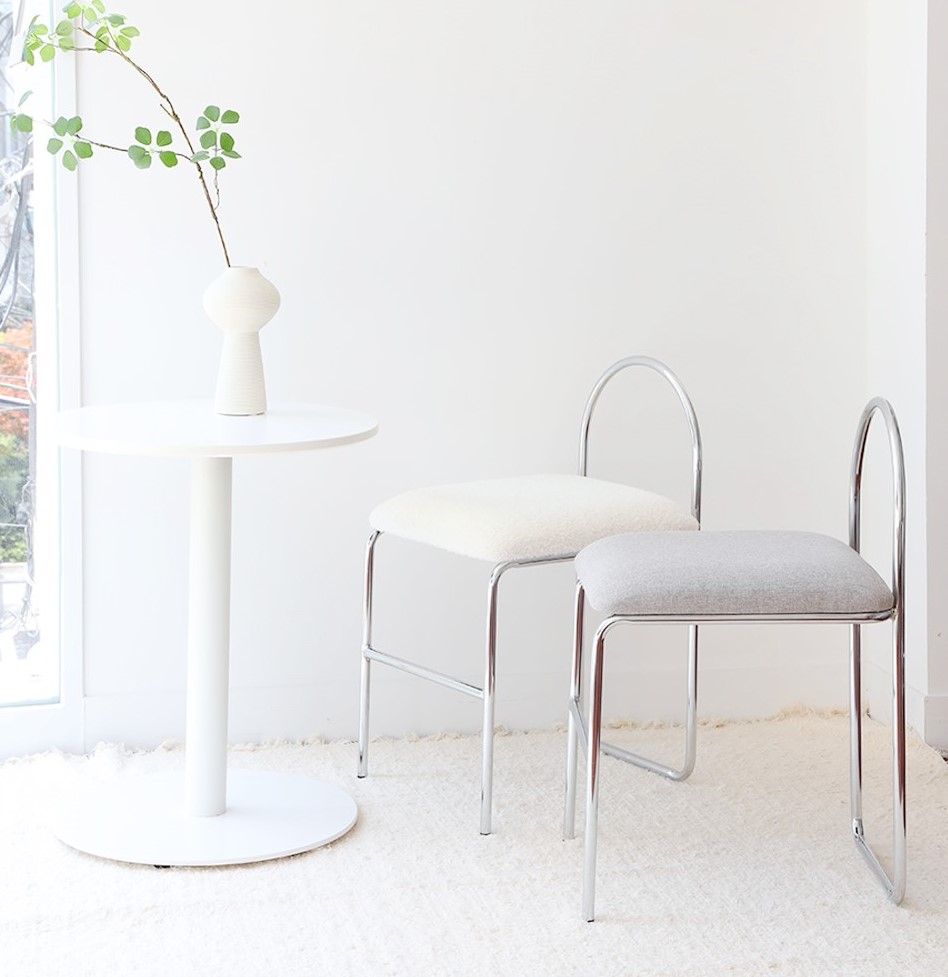 엔체어 인테리어 디자인 화장대의자 다용도 보조스툴의자