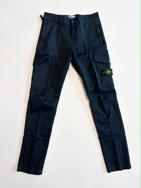 스톤 아일랜드 STONE ISLAND 카고 PANTS 카고 팬츠_V0120_MO75163031 NAVY BLUE - 상품 이미지