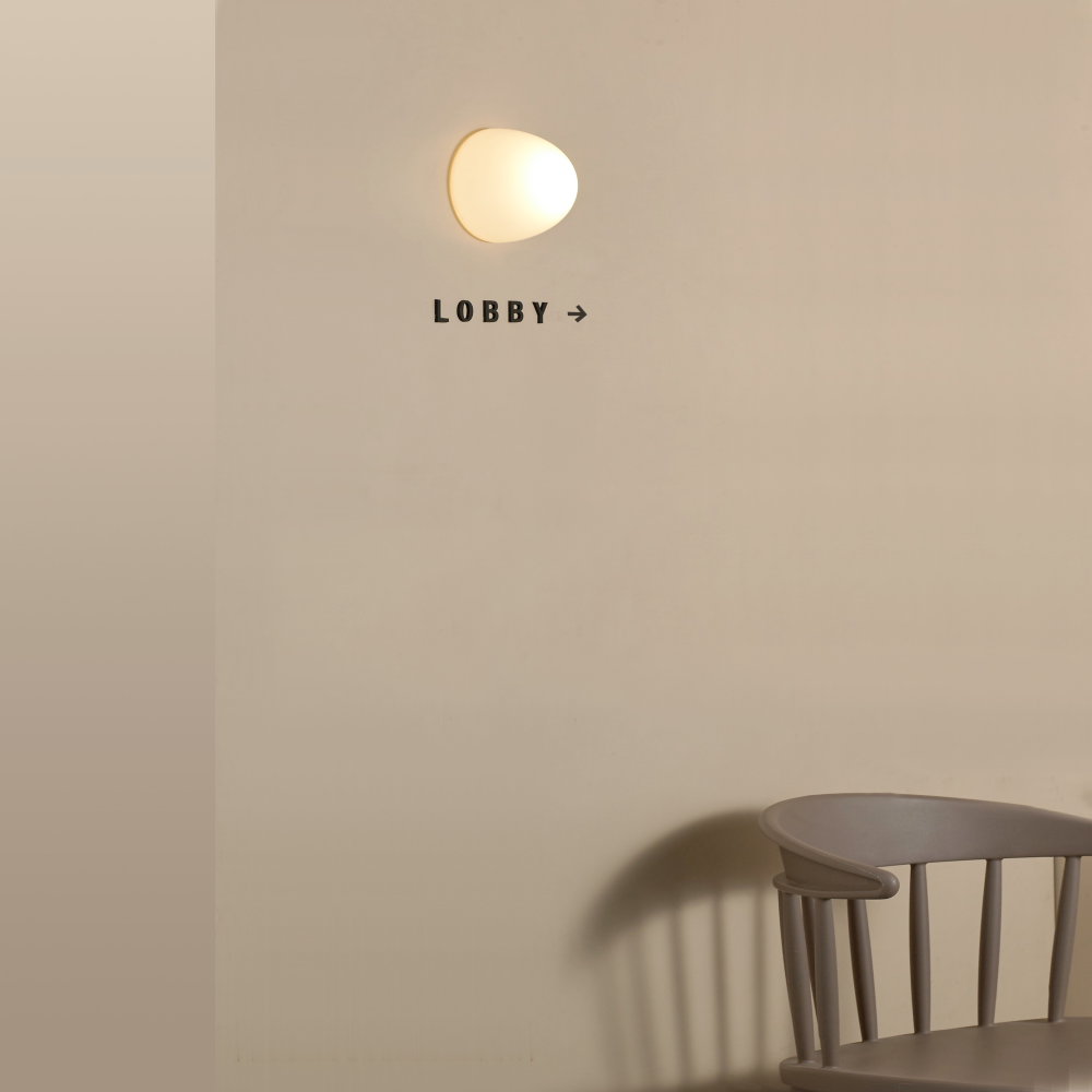 KC 당일출고 유리벽등 국산 LED 베란다 유리 원형 포인트 벽등 벽부등 화이트 - 상세 이미지 4