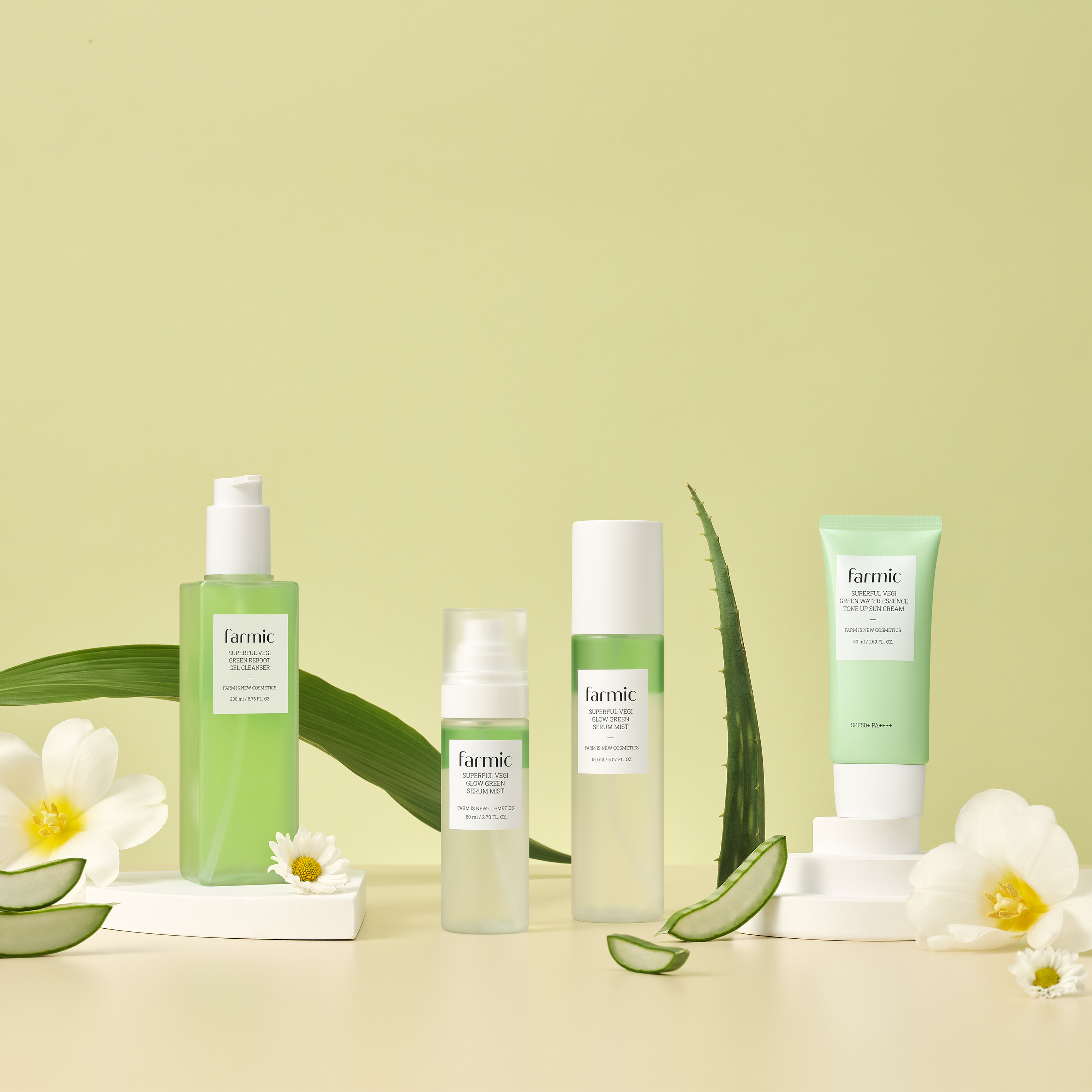 [파믹] 슈퍼풀 베지 그린 워터 에센스 톤업 선크림 50ml SPF50+ - 상세 이미지 4