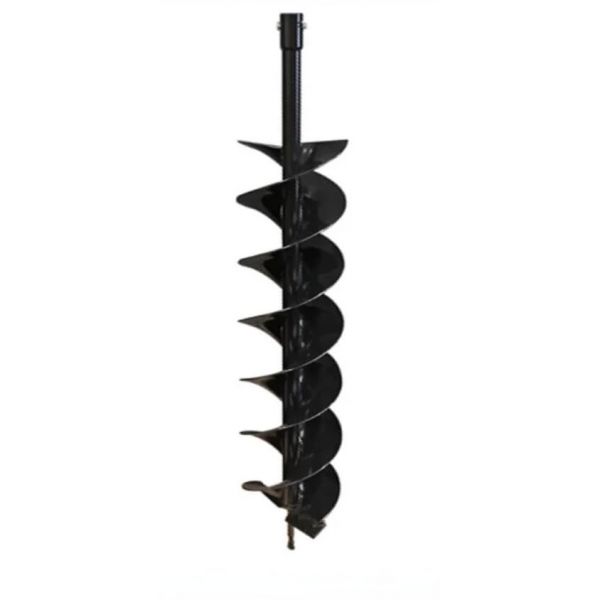 150mm800mm 어스 오거 드릴 비트 휘발유 심기 포스트 홀 다이거 전동 공구 액세서리 80cm 길이더블 블레이드 : 굿칩패스트09