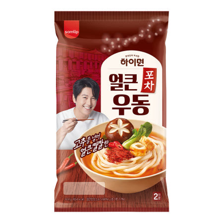 (주)에스피씨삼립 삼립 하이면 포차 우동 얼큰한맛 424g
