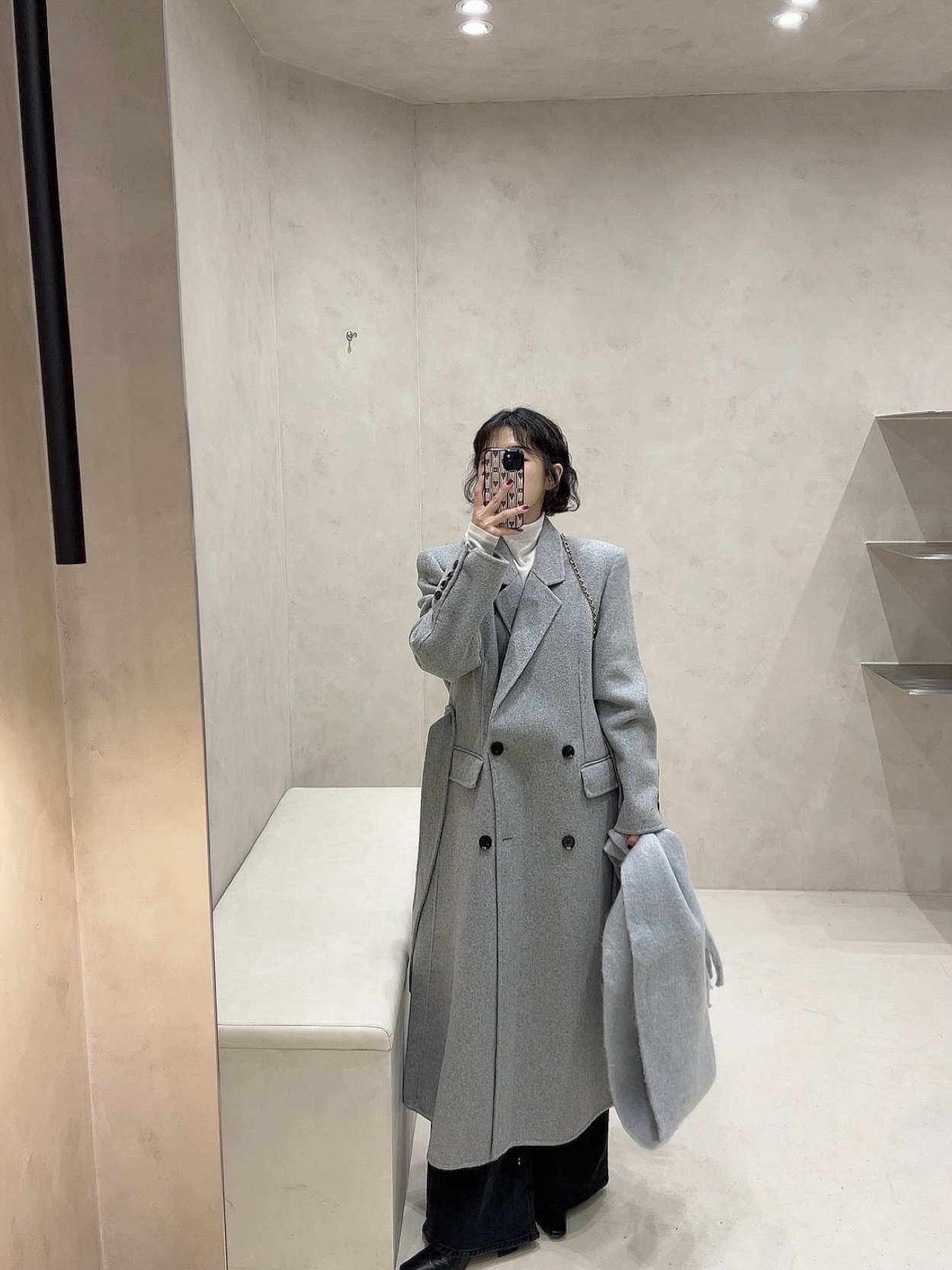 [무료배송] 모던 롱 더블버튼 핸드메이드 코트 / 2colors 상세 이미지 8