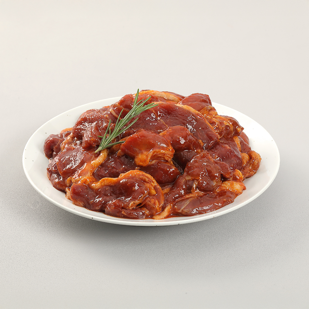 하림 주원산오리 두툼한 오리 주물럭 700g (냉동) 아주매운맛 오리 불고기 국내산 무항생제 오리 - 상세 이미지 2