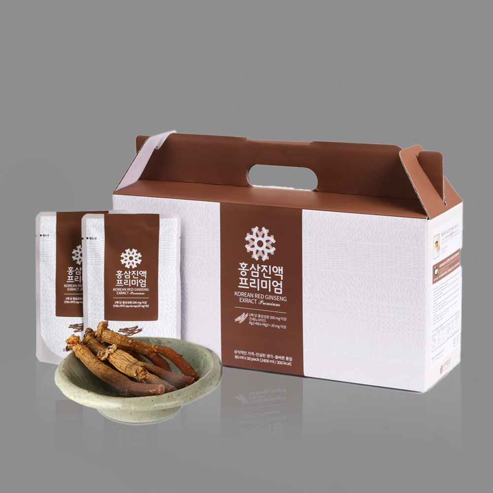 진세노사이드 20mg 홍삼진액 프리미엄 선물세트 80ml 양지홍삼 30포, 1개