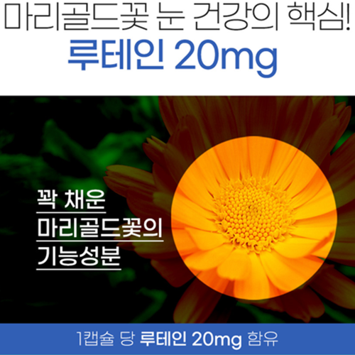 뉴트리가든 메가플러스 올인원 멀티팩 30포 6박스 6개월 간 눈 뼈 혈행 혈압 면역 건강 이미지 7