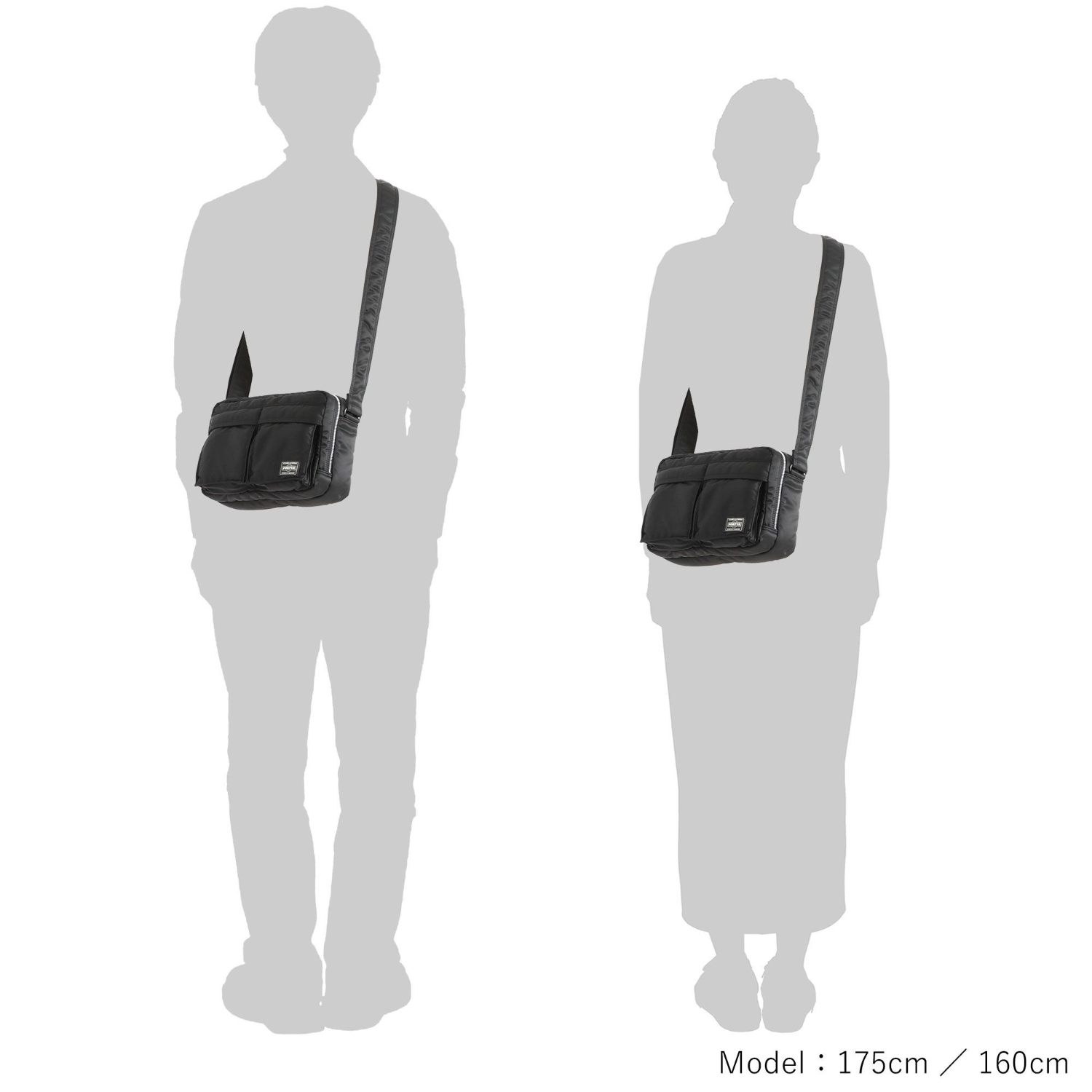 요시다포터 숄더백 NEW TANKER SLING BAG W zip 포터 탱커 뉴탱커 가방 백 622-15154 - 상세 이미지 2