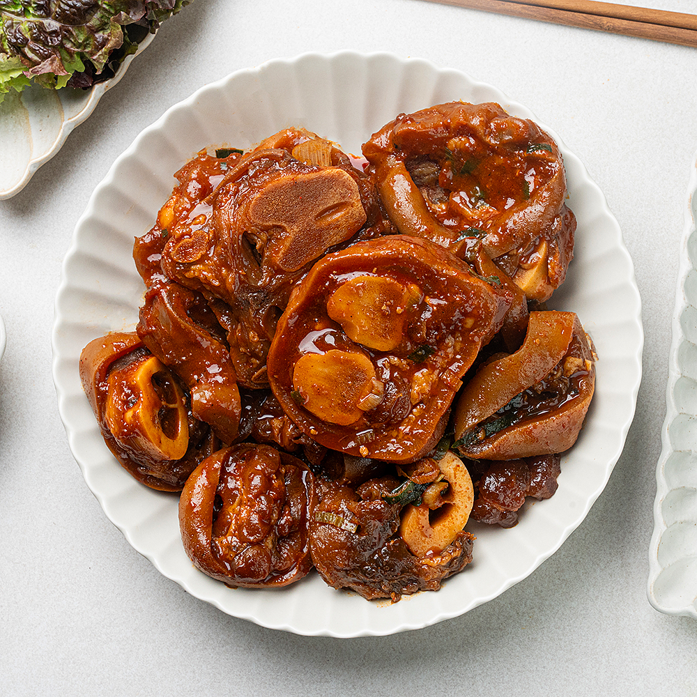 [갓셰프] 한우 우족찜 매운맛 1.4kg / 차박 캠핑요리 소주안주 대용량 - 상세 이미지 3