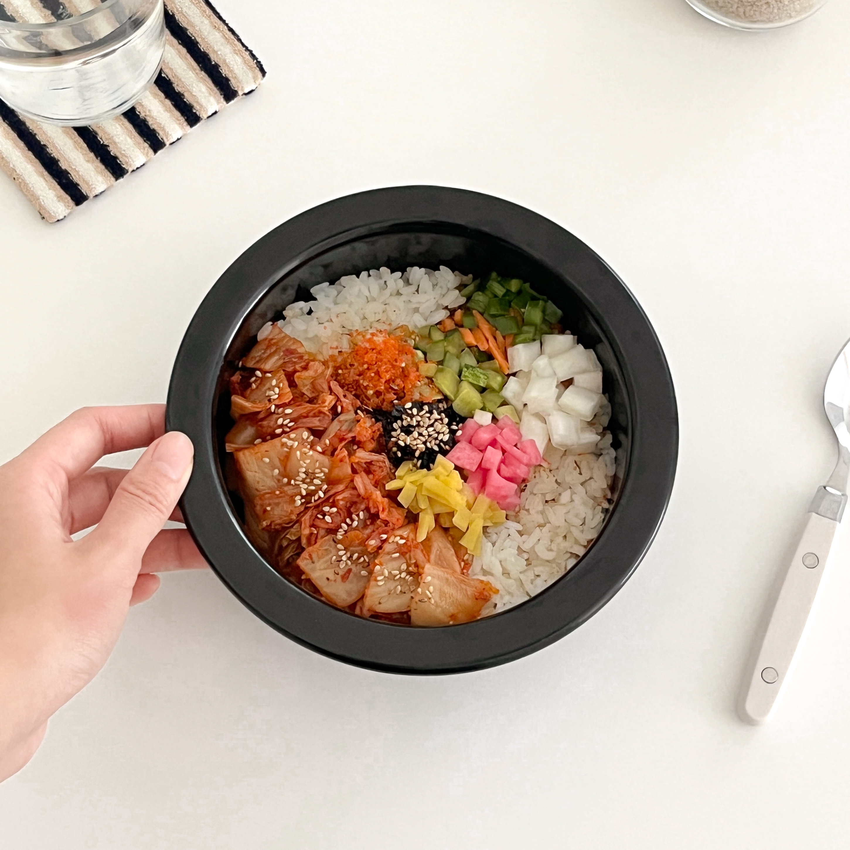 법랑 보울 17cm 국산 샐러드볼 1인 혼밥 라면그릇 덮밥 면기 국수 인덕션 이미지 7