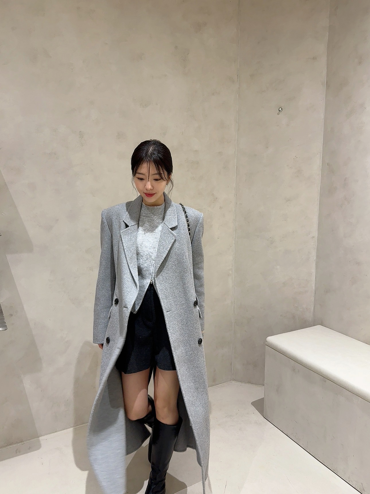 [무료배송] 모던 롱 더블버튼 핸드메이드 코트 / 2colors 상세 이미지 13