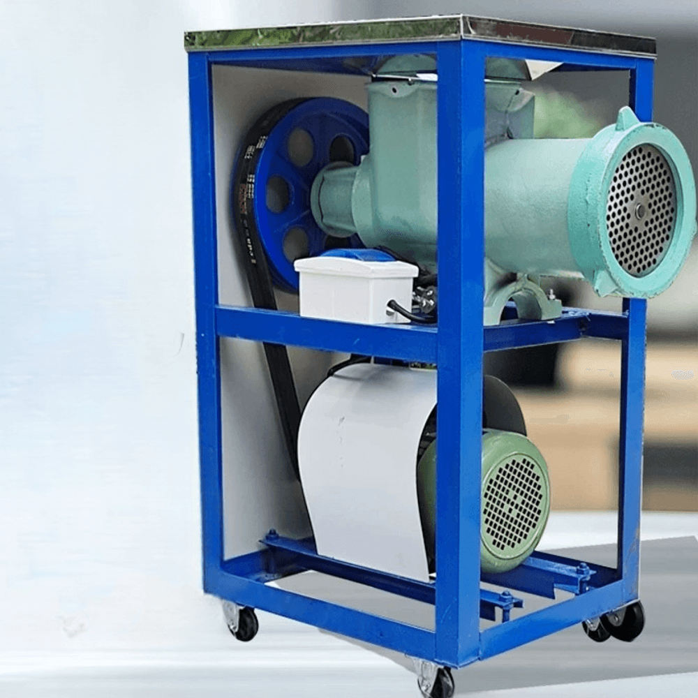 조개껍질 분쇄기 뼈 파쇄기 업소용 고속 닭 돼지 대형 2벨트 3kW 모터 : 책임상사