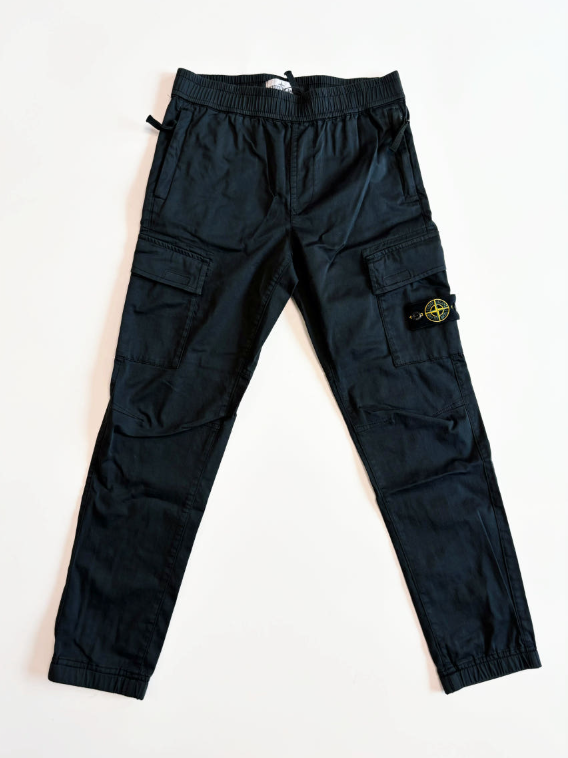 스톤 아일랜드 S/S STONE ISLAND  PANTS 트레이닝 팬츠 트레이닝 바지_V0029 BLACK - 상품 이미지
