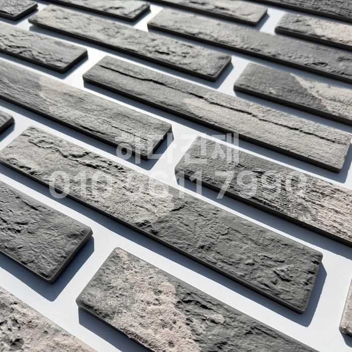 세라믹 고벽돌타일 300x50x9.2T 빈티지그레이 / 하다건재 세라믹타일