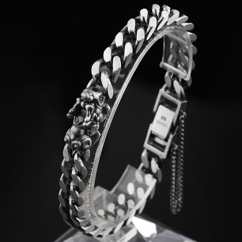 비휴은팔찌 비휴팔찌 남자팔찌 재물 불교bracelet - 상세 이미지 3