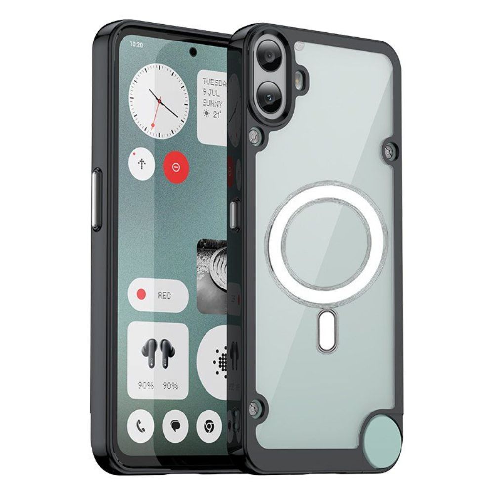 Nothing cmf Phone1 자기 휴대폰 케이스 다채로운 회전 감압 브래킷 낙하 방지 방열 투명 내비게이션 차량용 소프트 양면 하드 백 한국 비즈니스 한국어에 적합 - 상세 이미지 3