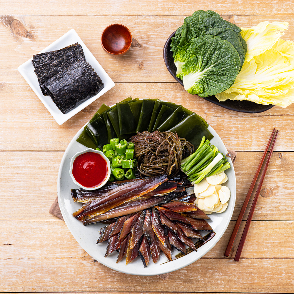 포항 구룡포 제철 손질 과메기 꽁치 10미(20쪽) 야채세트 - 상세 이미지 3