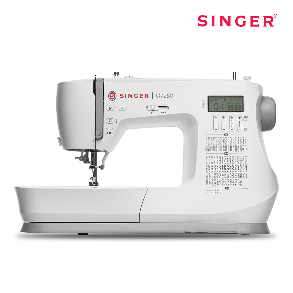싱거공식판매점 C7255  프리미엄 디지털 자동사절 미싱 / 무상2년보증+풀패키지