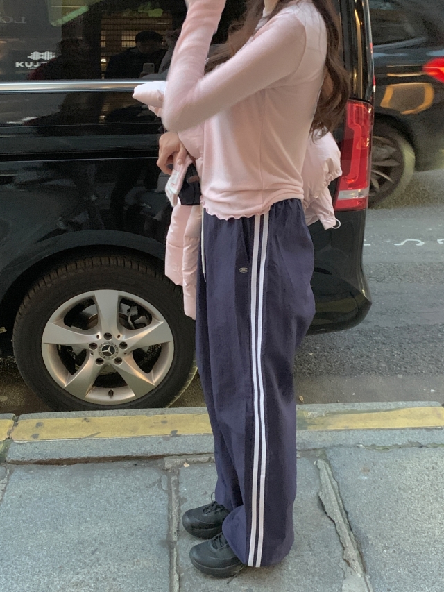 🌸봄 💕URBANE MADE💕 블루밍 와이드 기모 트랙 팬츠 (당일 3c) /여행룩 상세 이미지 152
