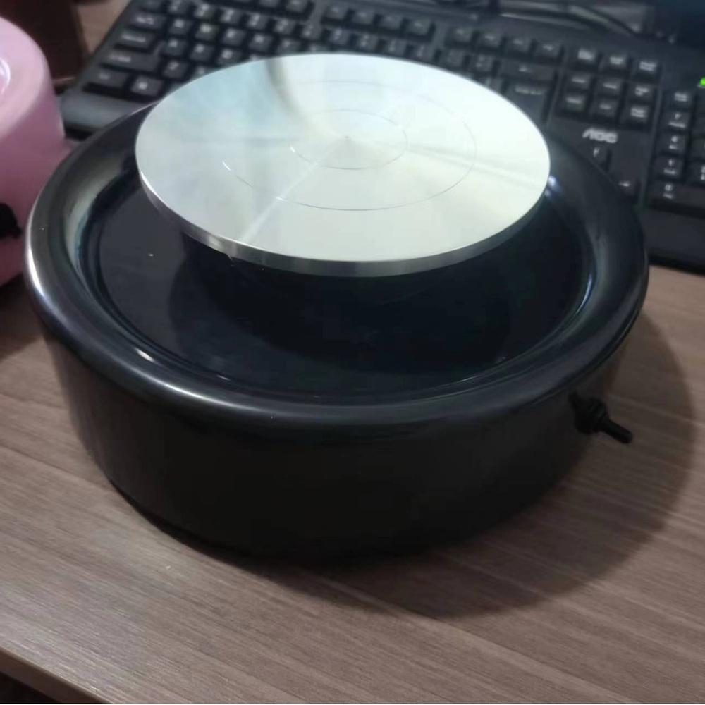 도자기 물레 공방용 회전 돌림판 회전판 전동 전기 소형 전문가용 교육용 블랙 15CM - 상세 이미지 2
