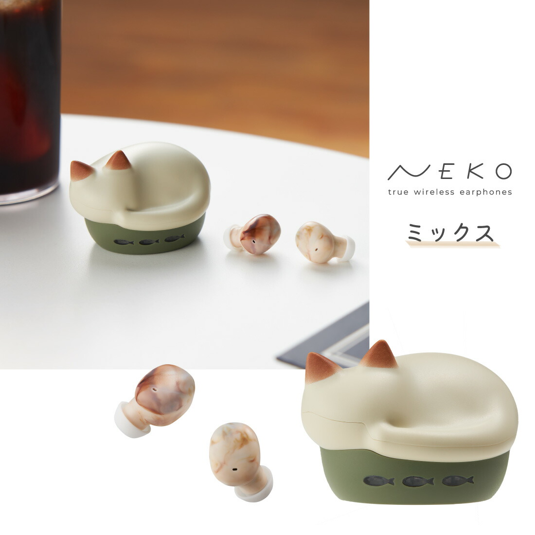 라디우스 네코 NEKO 고양이 블루투스 이어폰 HP-C28BT 3컬러 - 상세 이미지 5
