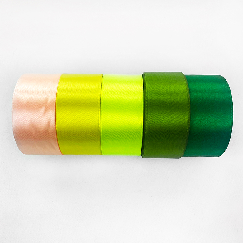 (25yd) 4cm 리본 끈 테이프 포장리본 공단리본 (단면) - 상세 이미지 3