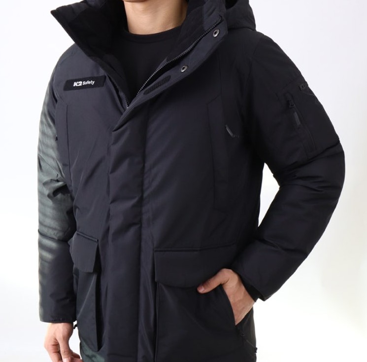 K2 세이프티 동계노가다잠바 현장단체작업복점퍼 겨울패딩방한복 공장 동복 - 상세 이미지 2