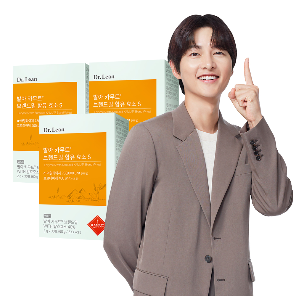 [3개월] 닥터린 발아 카무트 브랜드밀 함유 효소 S 30포, 3개