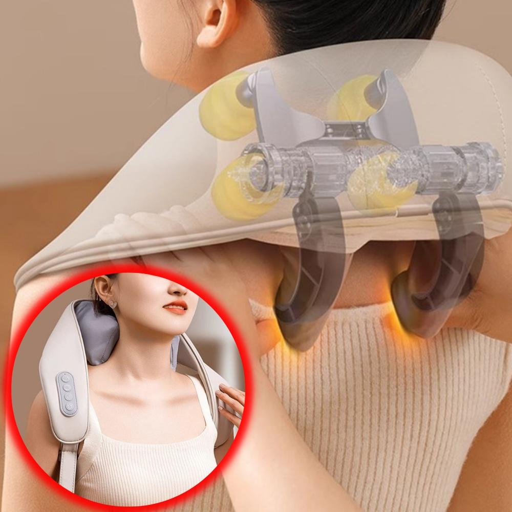 무선 마사지기 목 어깨 승모근 마사지기 어깨 안마기기