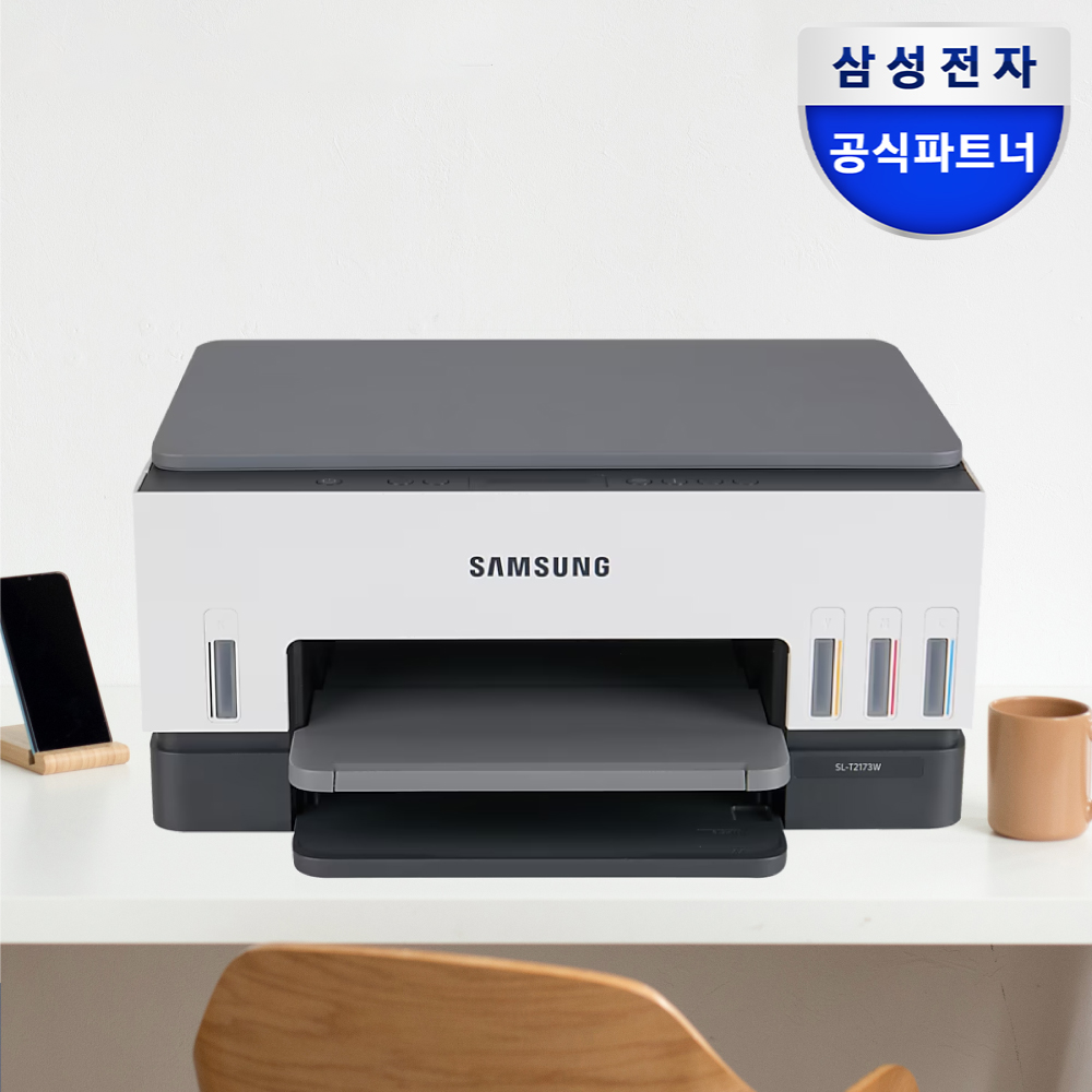 삼성전자 SL-T2170W 무한잉크 복합기 프린터 복사 스캔 Wi-Fi 잉크포함