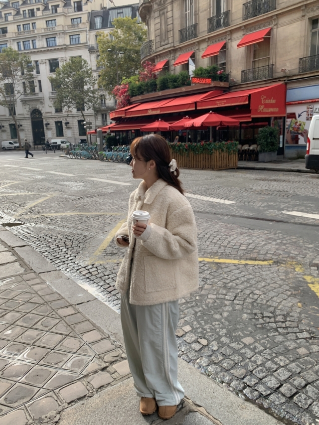 🌸봄 💕URBANE MADE💕 블루밍 와이드 기모 트랙 팬츠 (당일 3c) /여행룩 상세 이미지 79