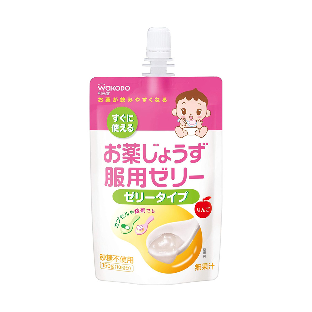 와코도 약을 잘 먹일수 있는 복용 젤리 사과맛 150g 6개세트