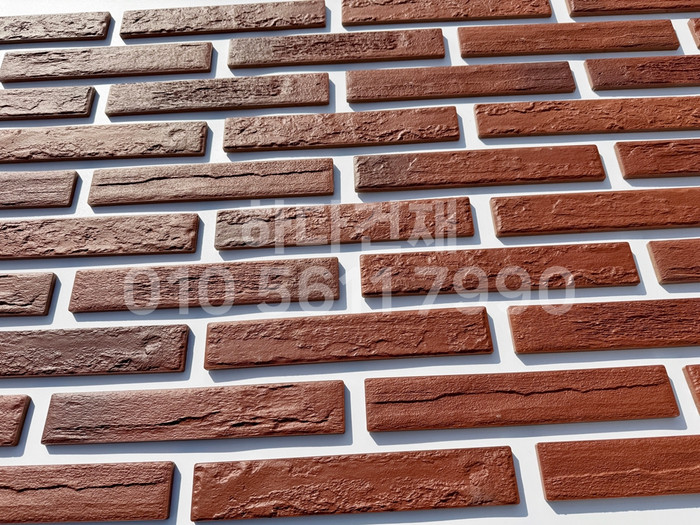 세라믹 고벽돌타일 300x50x9.2T 심플레드 / 하다건재 세라믹타일