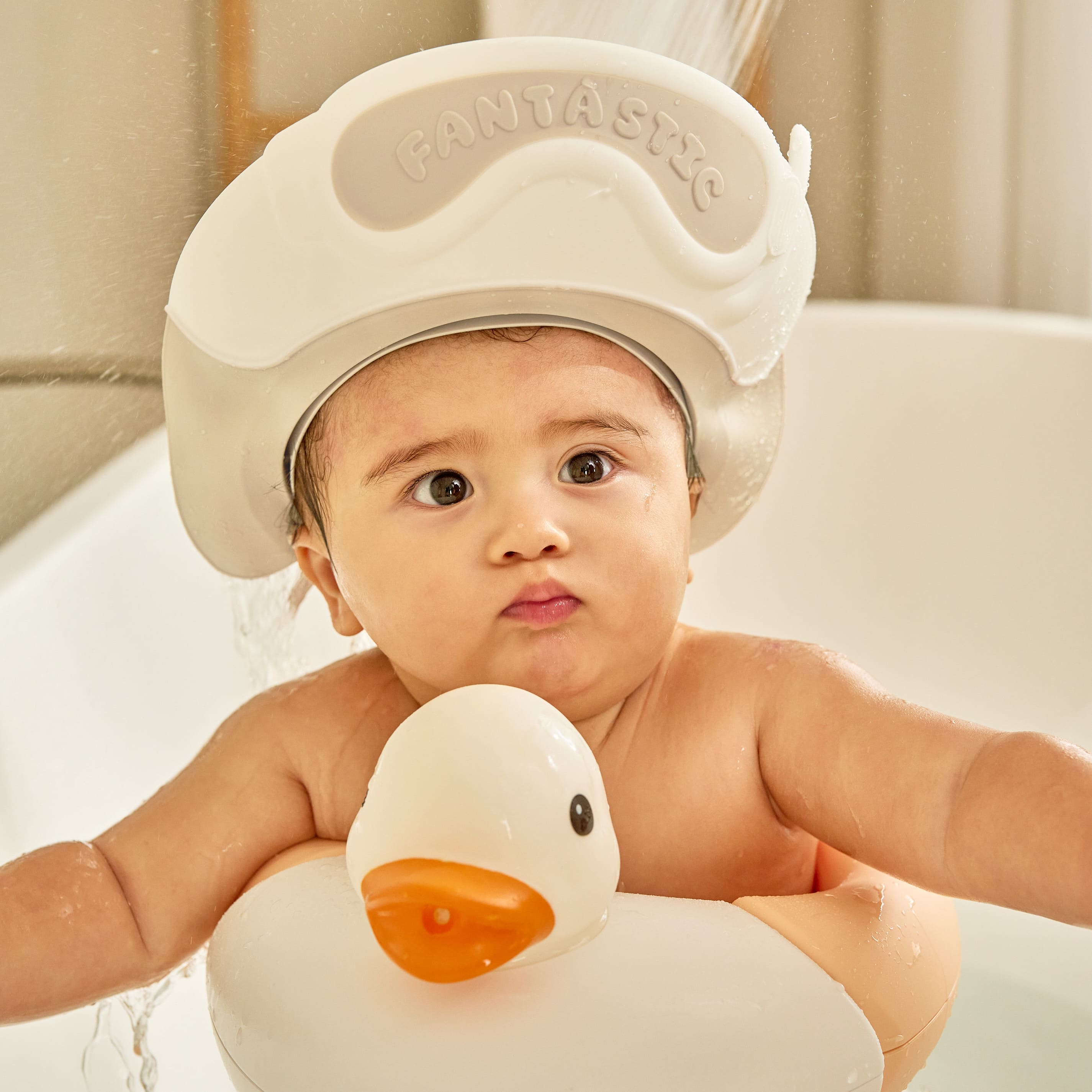 아가짱 스노클 샴푸캡 아기샤워캡