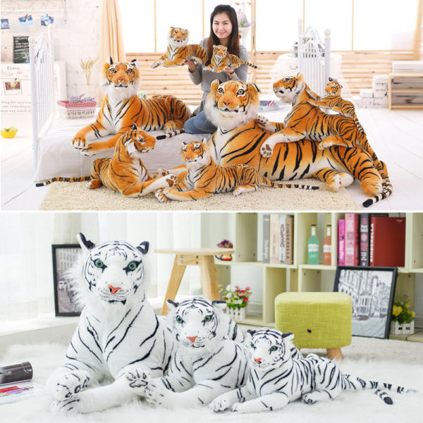 진짜같은 대형 호랑이 인형 백호 황호