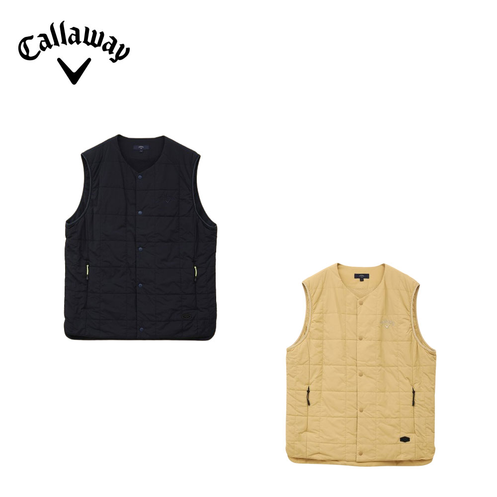 캘러웨이 CALLAWAY 남성 패딩 조끼 경량 스트레치 나일론 골프웨어 C24216101 - 상품 이미지