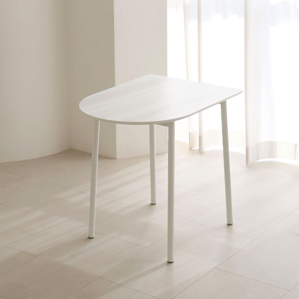 비알프렌드 국내제작 디디 반타원 테이블 800